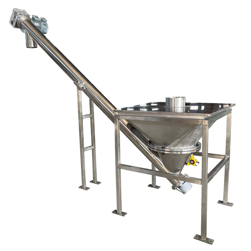 不锈钢螺旋上料机 螺旋送料机 管式螺旋上料机