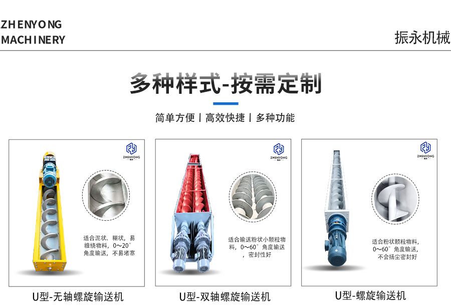 U型螺旋输送机样式